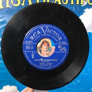 Perry Como I Saw Mommy Kissing Santa Claus Vinyl 45 Record '53
